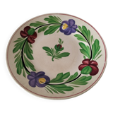 Old opaque plate from Sarreguemines