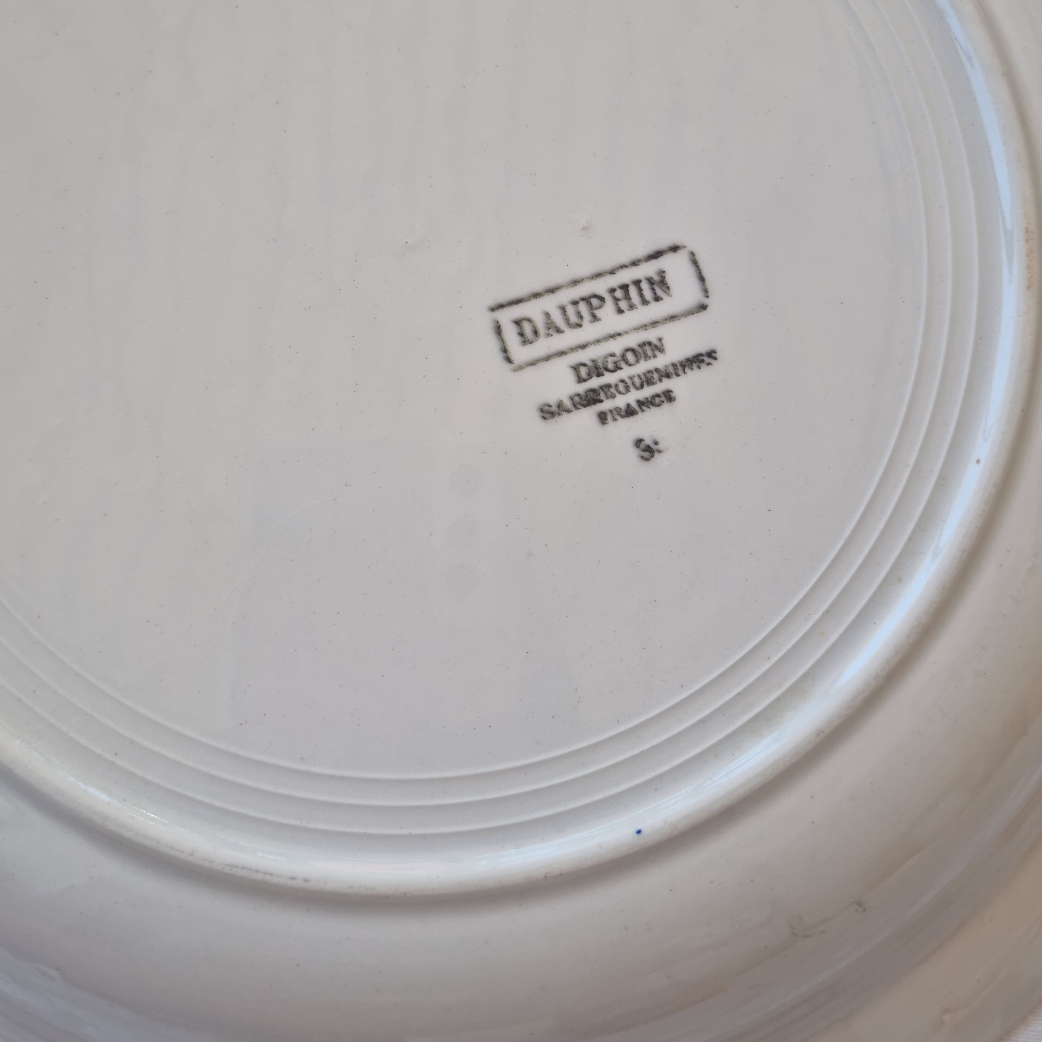 Plat creux Dauphin de Digoin