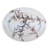 Large oval iron earthenware dish Alton English earthenware