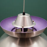 Silver chandelier, Danish design, 1970s