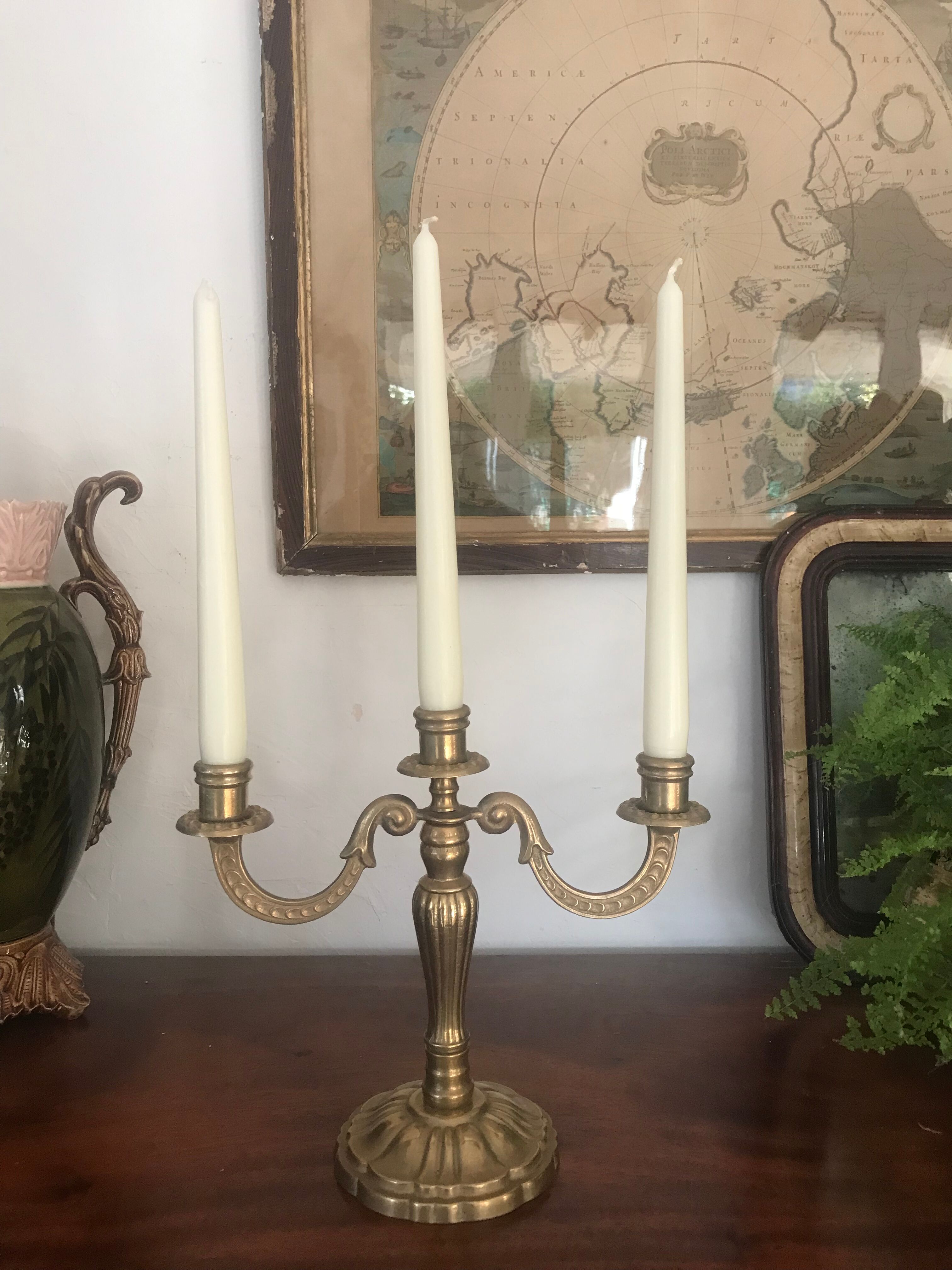 Solid brass chandelier