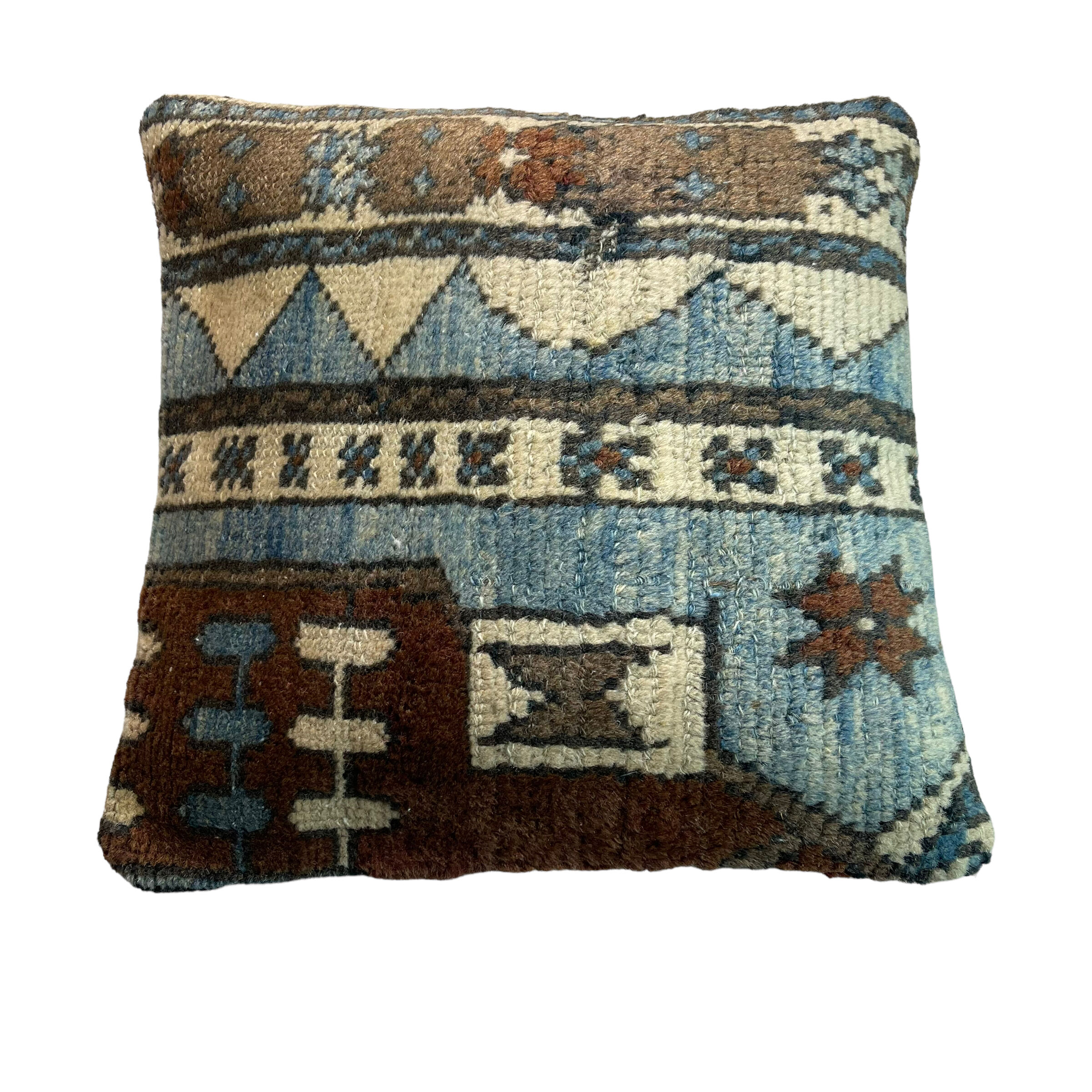 Vintage turkish Kilim cushion cover 40x40cm