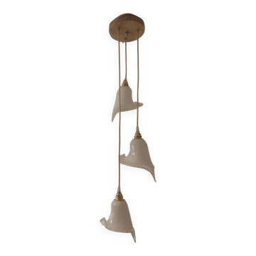 Murano calla lily cascade chandelier