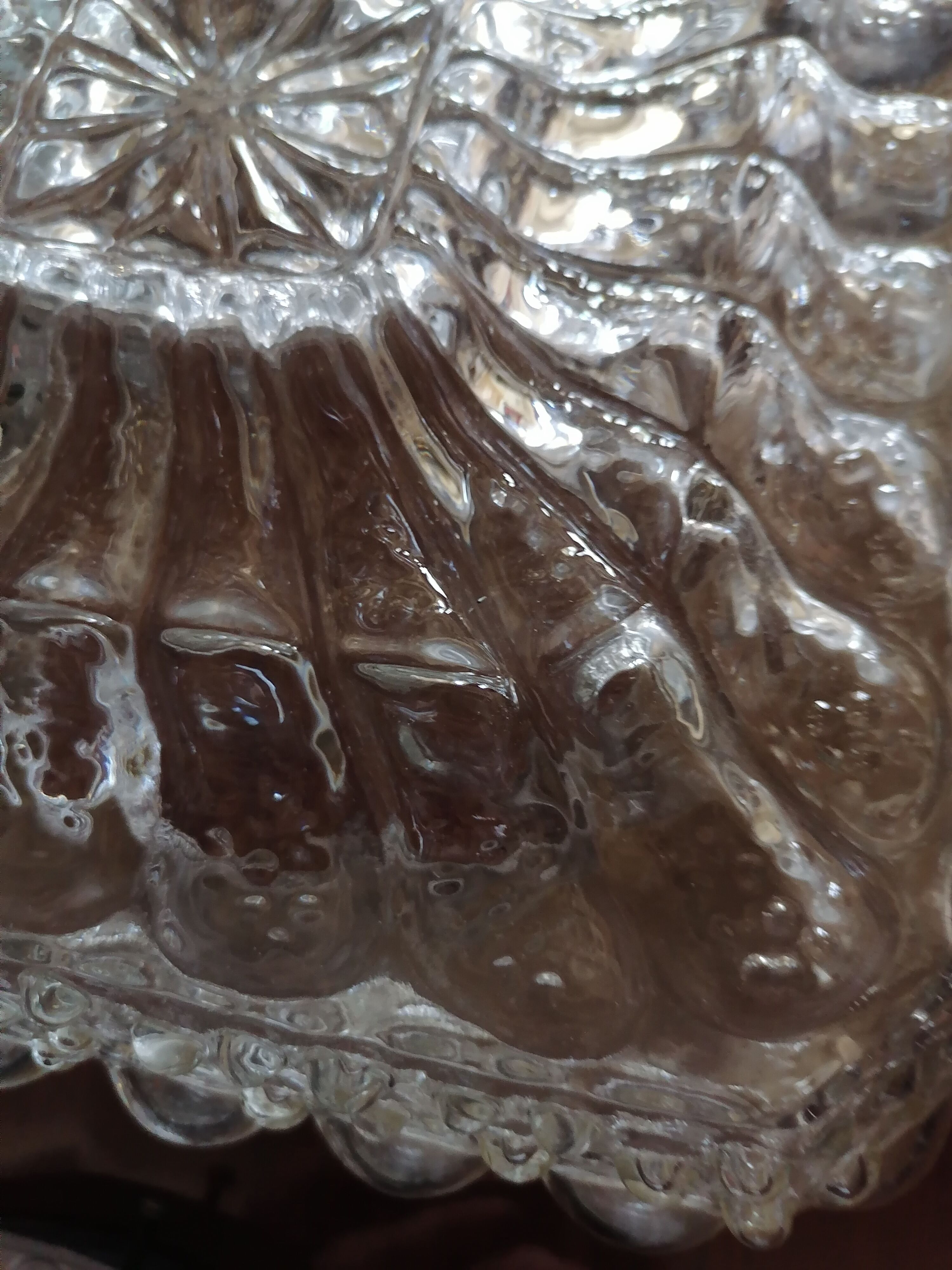 Set of 2 new bubble glass ceiling lamps 1960-1970