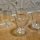 Ensemble de 4 Verres à Liqueur - Art Déco - Filets Dorés