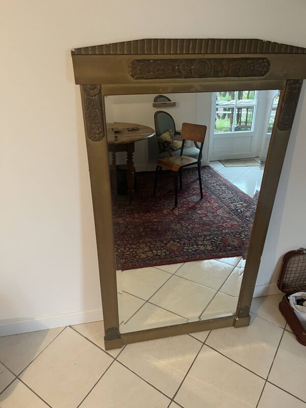 Miroir ancien art déco