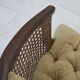 1950s, Danish easy chair, furniture velour, furniture mesh, oak wood.