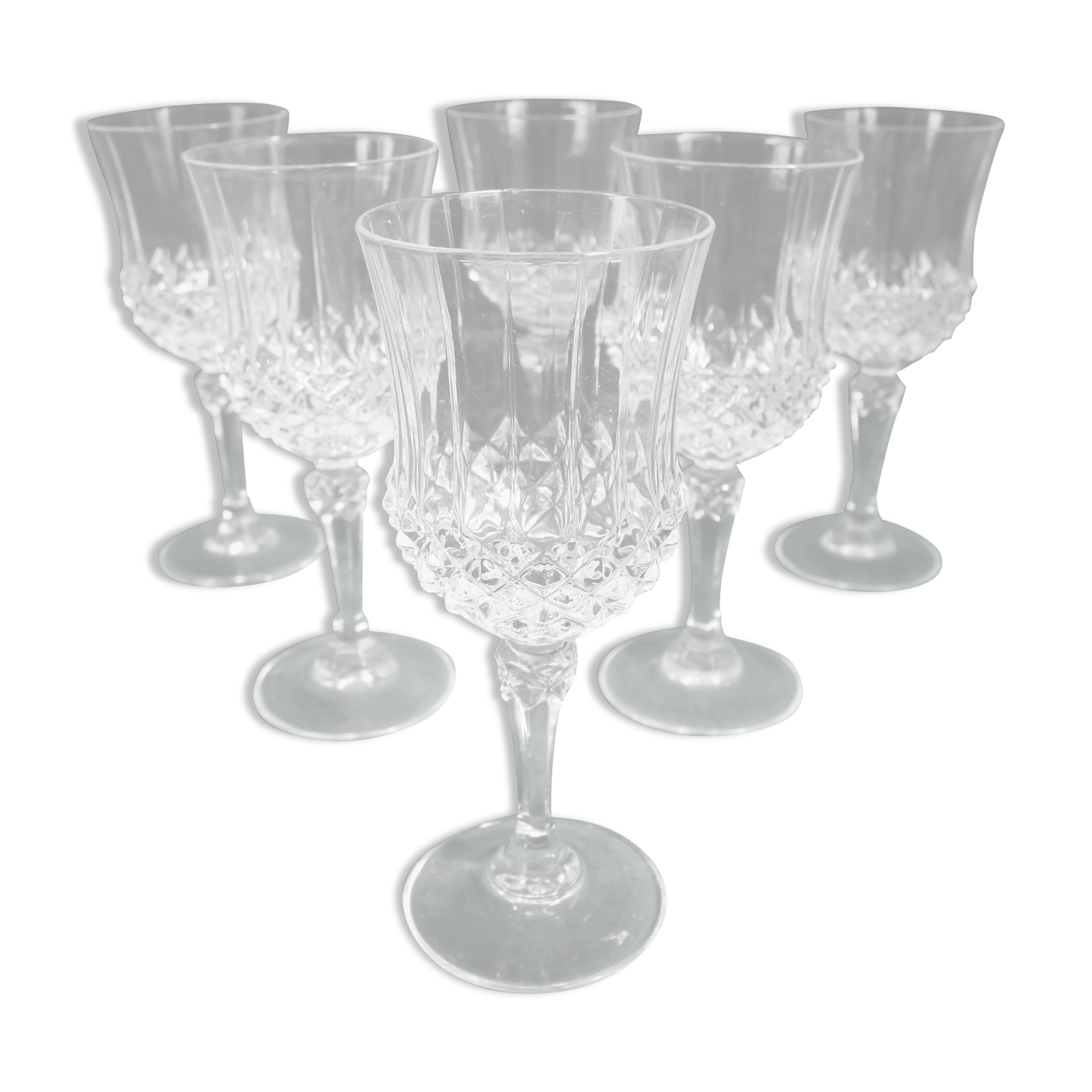 Crystal wine glass