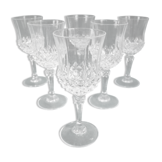 Crystal wine glass