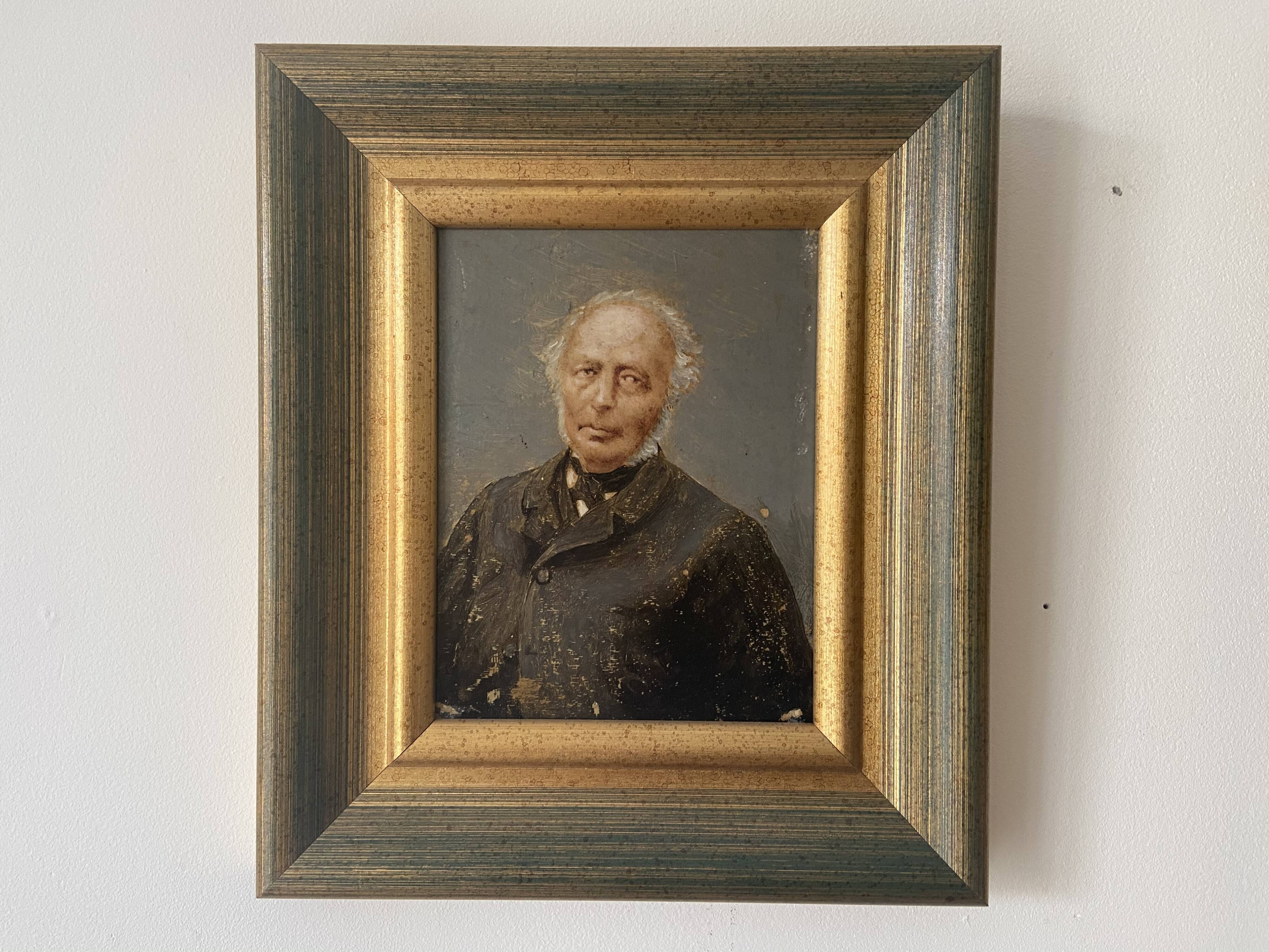 2 oil portraits, notable