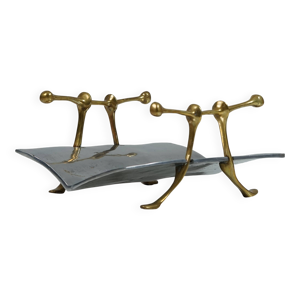 Porte-revues sculptural - support