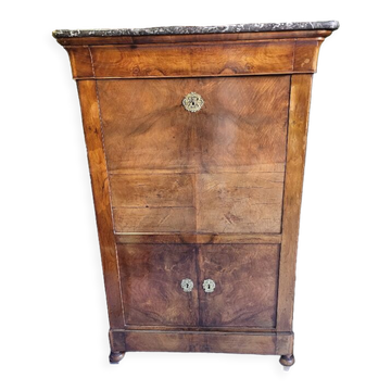 Secretary of the period walnut restoration of the XIXth century