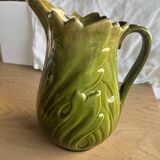 Vintage cheese pitcher and plate set