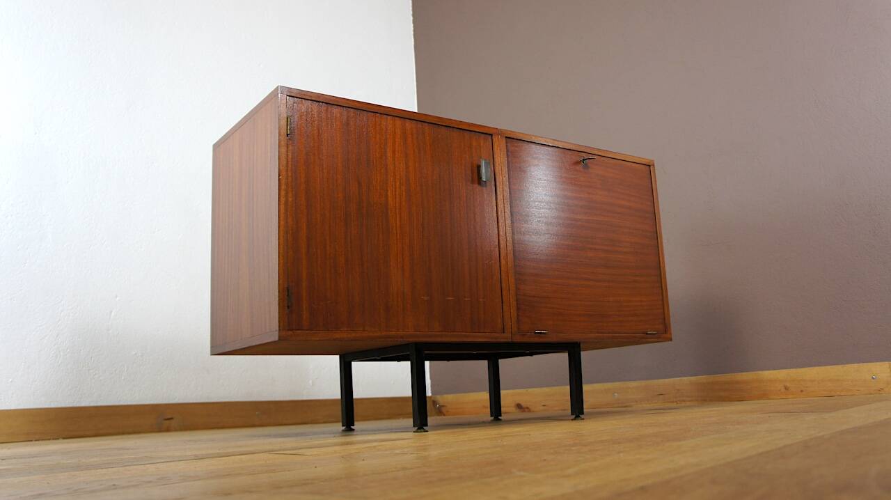 Small Enfilade Jacqueline Lecoq & Antoine Philippon in Vintage Mahogany 1960