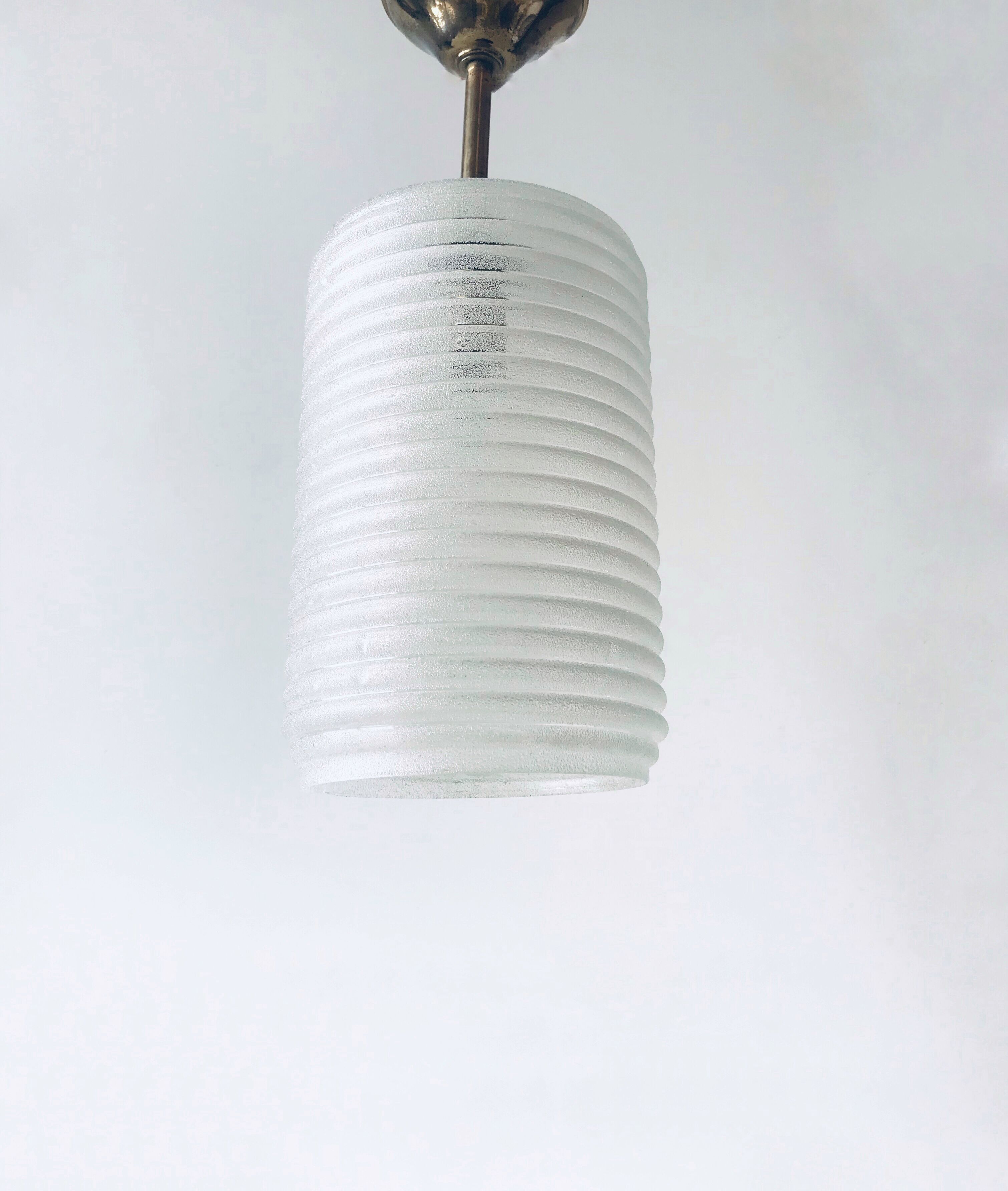 Granite glass hanging lamp