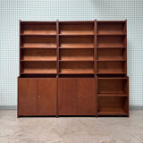 Vintage teak library from the 1960s.
