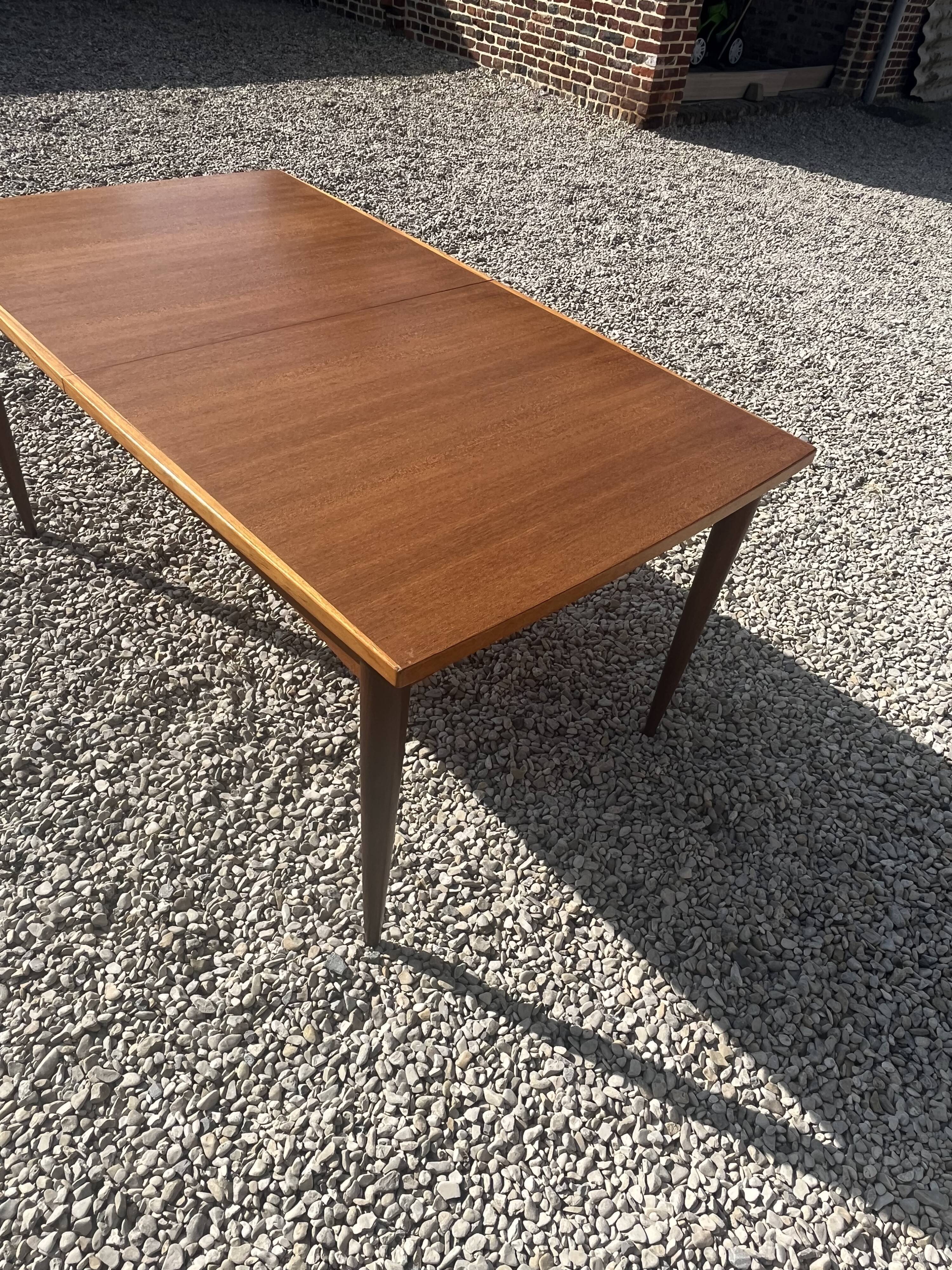 Scandinavian teak dining table