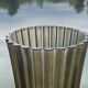 Large Art Deco smoked glass vase – height 32 cm