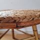 Rattan and rope coffee table