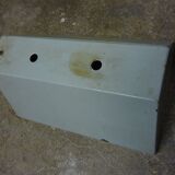 Industrial suspension in enamelled folded metal, vintage 60s