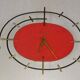 Vintage ortf clock, vedette wall clock 1950s