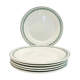6 plates Sarreguemines Nobilis decoration crown