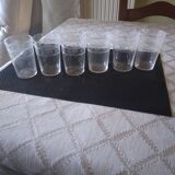 6 Baccarat crystal goblets