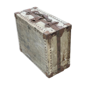Former 1930 travel trunk neverbreak box riveted