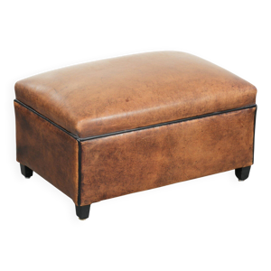 Pouf en peau de mouton