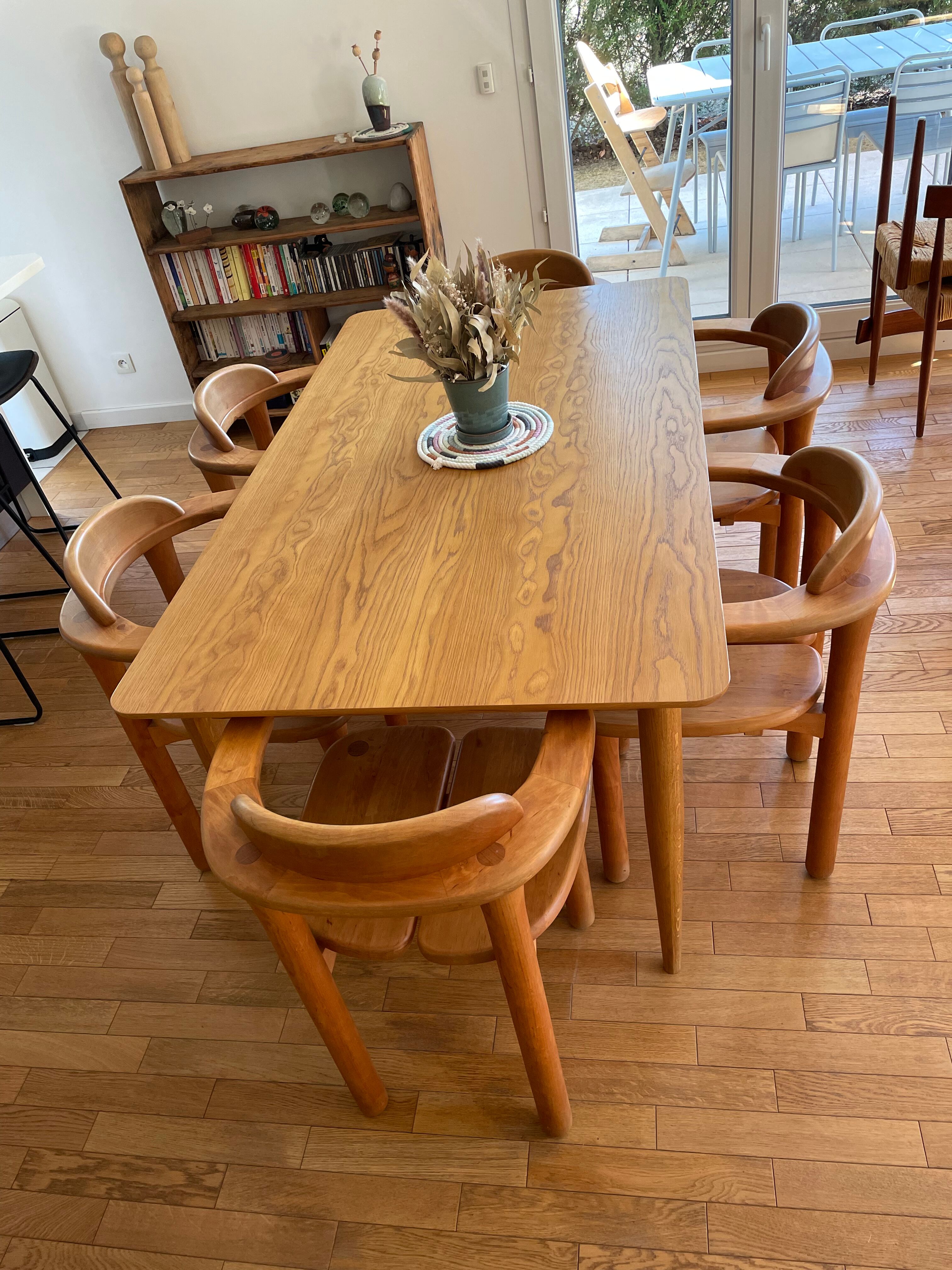 Set of 6 "Team 7" design chairs