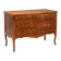 Antique baroque commode in walnut and bronze, Italy, 18th century.