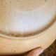 12 free-form speckled satin stoneware plates