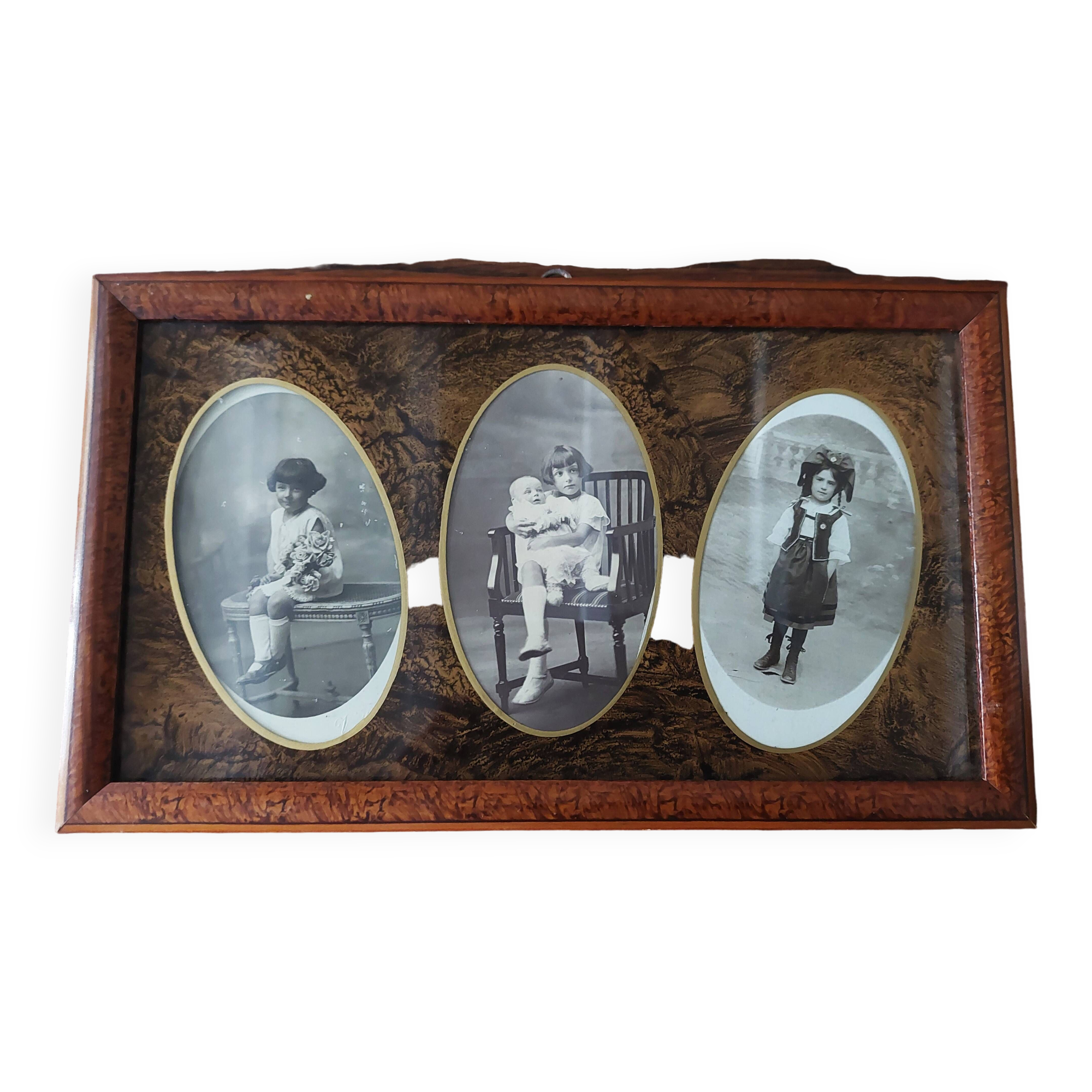 Photo frame with art deco period photos