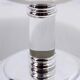 Silver-plated and lucite cup