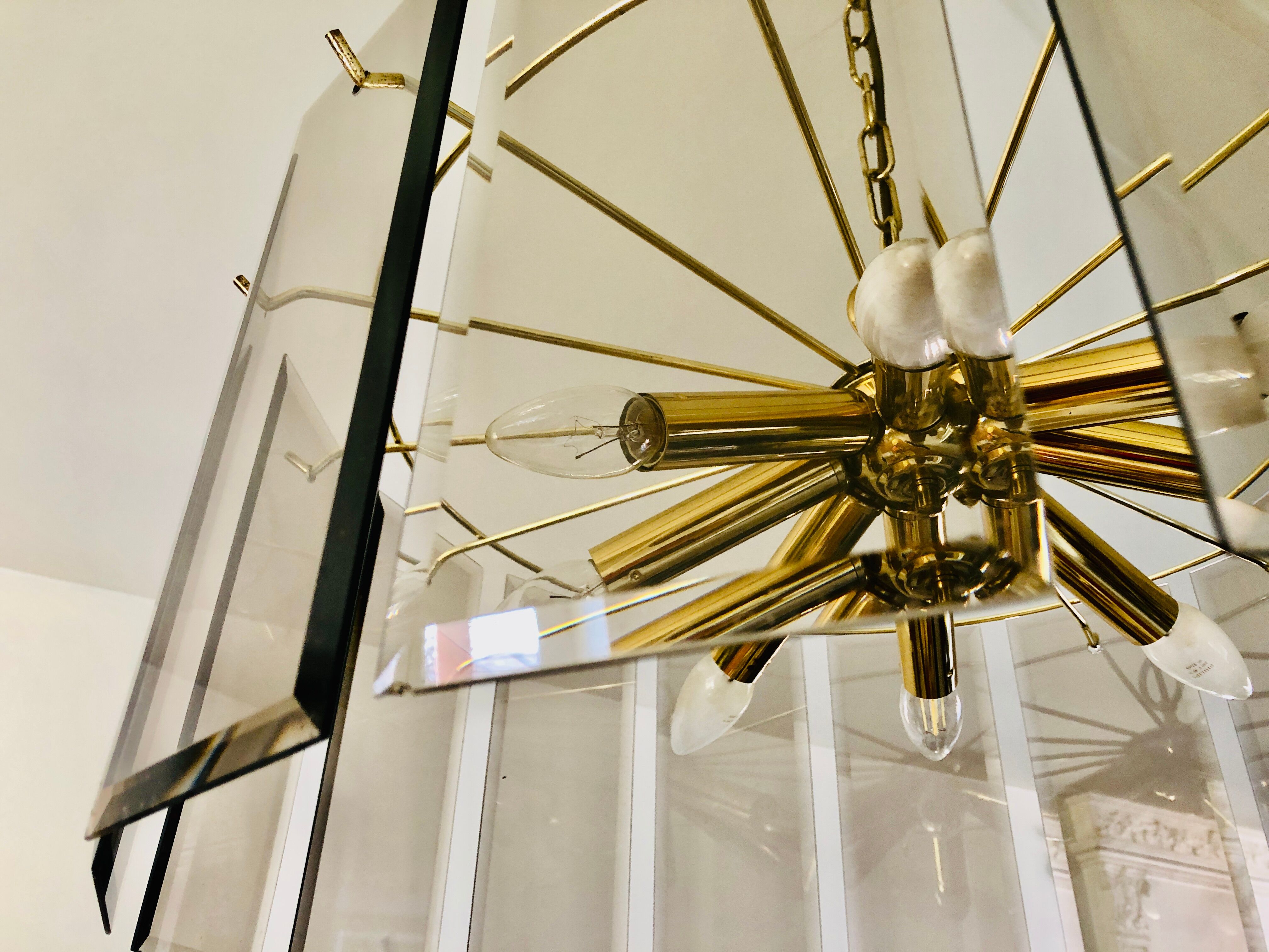 Large chandelier 8 burners 1970