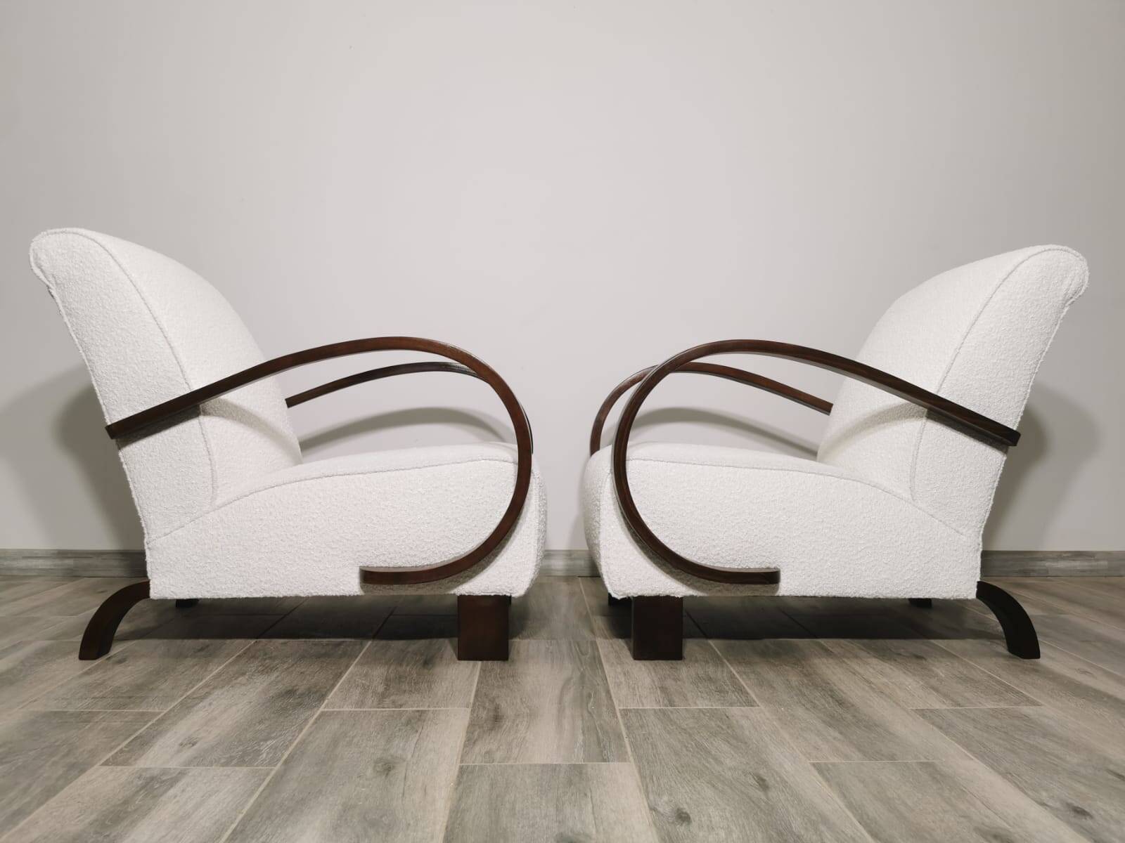 Armchairs by Jindrich Halabala, 1940s
