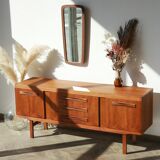 Scandinavian sideboard - long handles - 60s