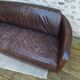 Leather club sofa