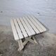 Small folding wooden stool