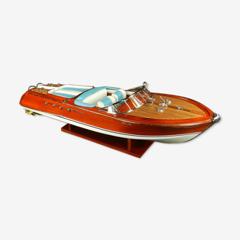 Model wooden boat Riva Aquarama 87 cm