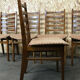 5x 60s 70s chairs dining chair dining chairs Danish design 60s