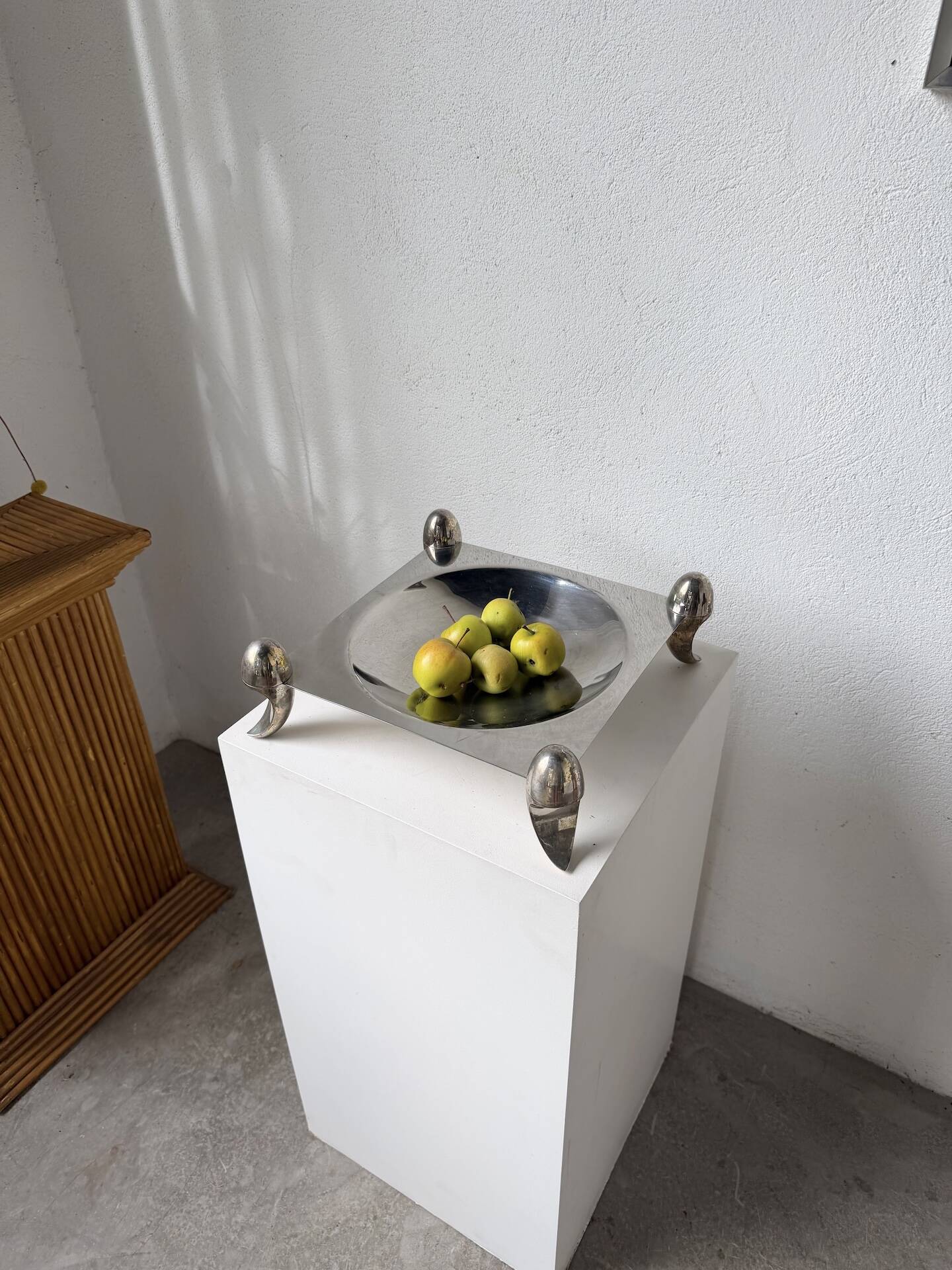 Silver-plated fruit bowl