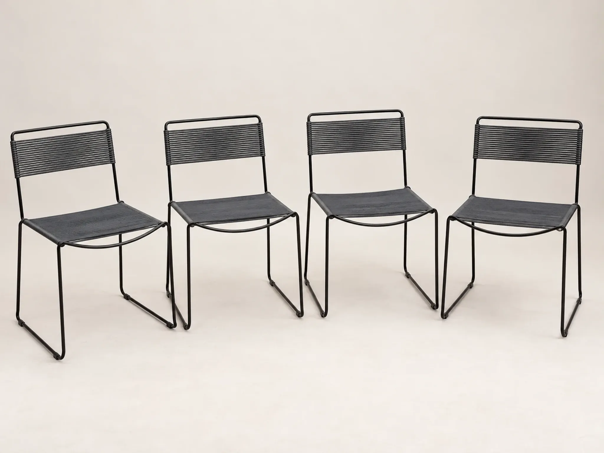 Set of 4 Spaghetti chairs – Giandomenico Belotti for Fly Line – Design it