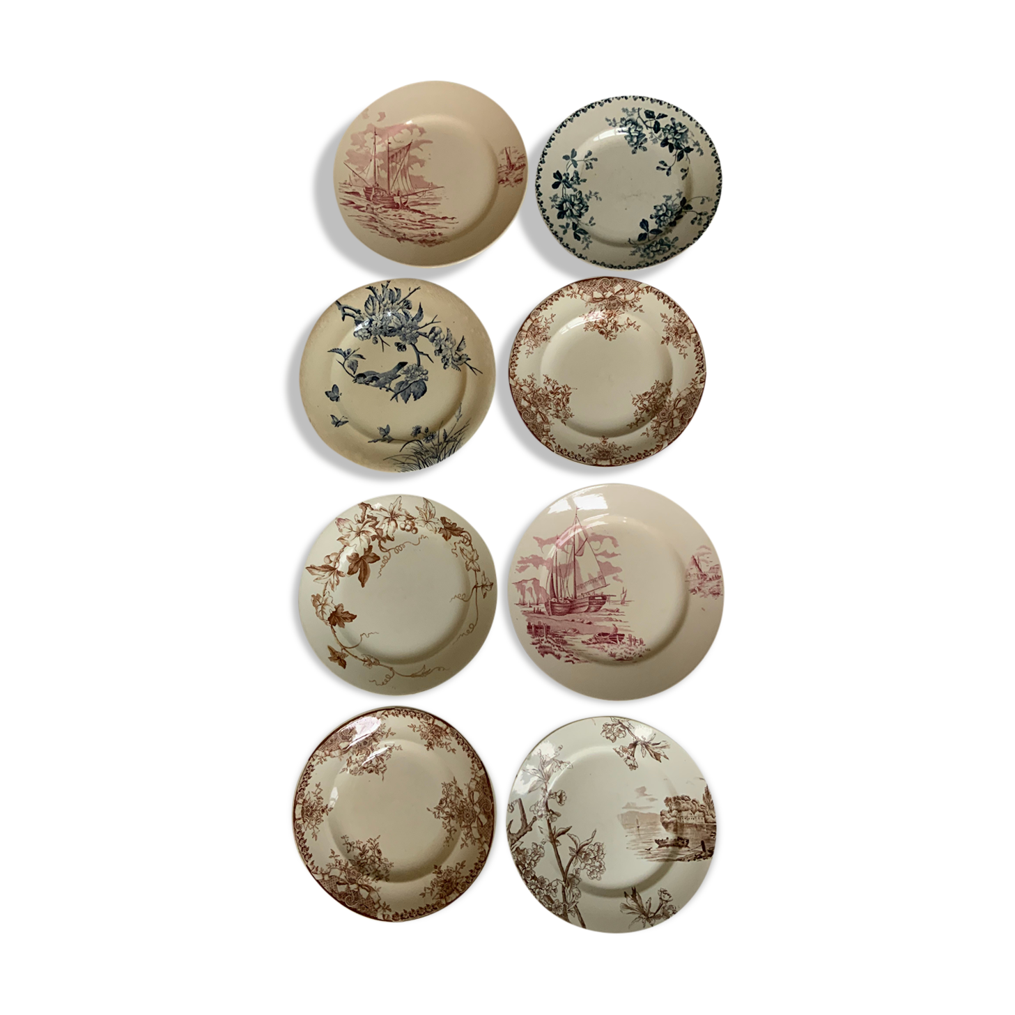 8 Terre de Fer plates