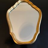 Gilded wooden table mirror