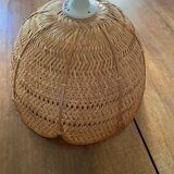 Hanging lamp wicker flower