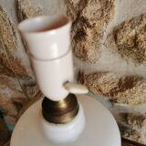 Vintage scandinavian opaline lamp