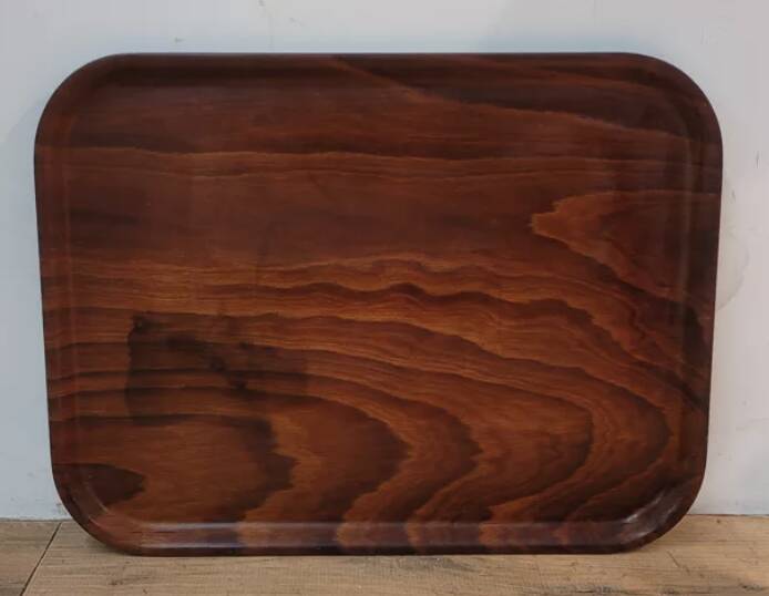 Vintage wooden tray, Scandinavian design