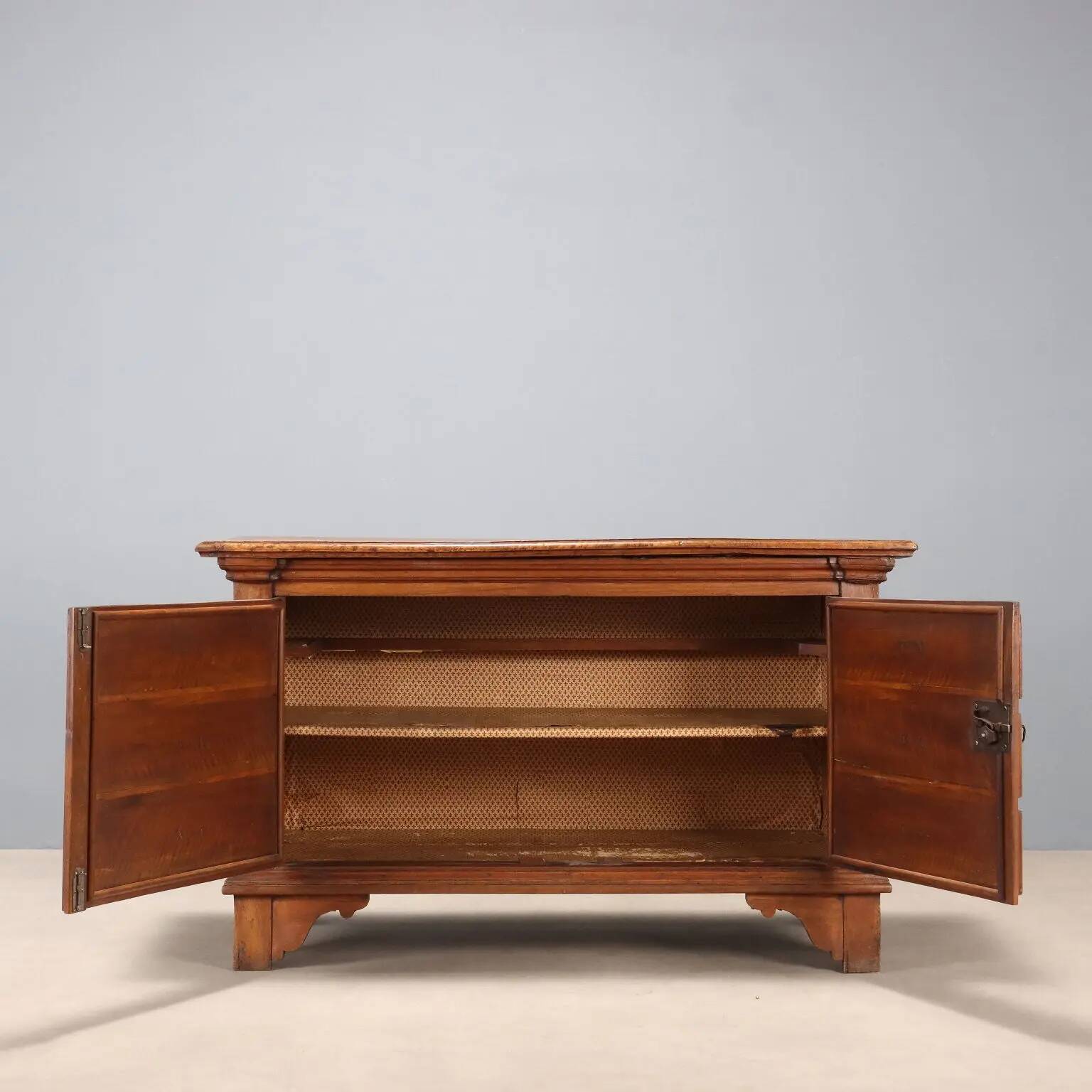 Antique walnut buffet, Italy, late 19th century