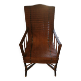 Vintage rattan / osier armchair